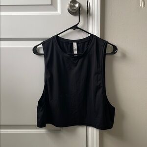 Lululemon Black Sleeveless Crop Top